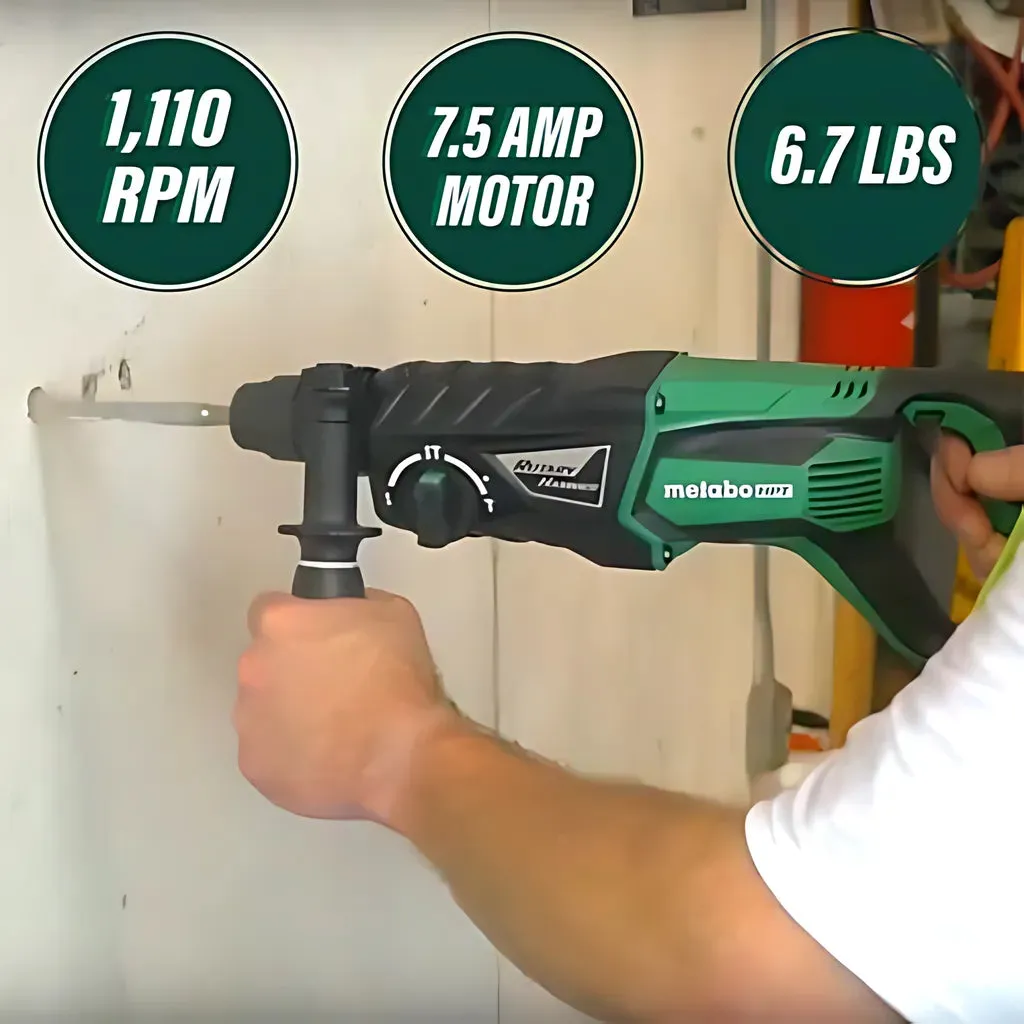 1-In 3-Mode SDS Plus Rotary Hammer with Case