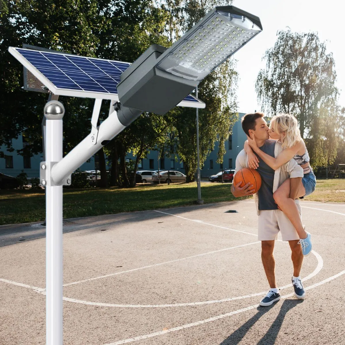 1200W 1400W Solar Parking lot Light -40000lumens