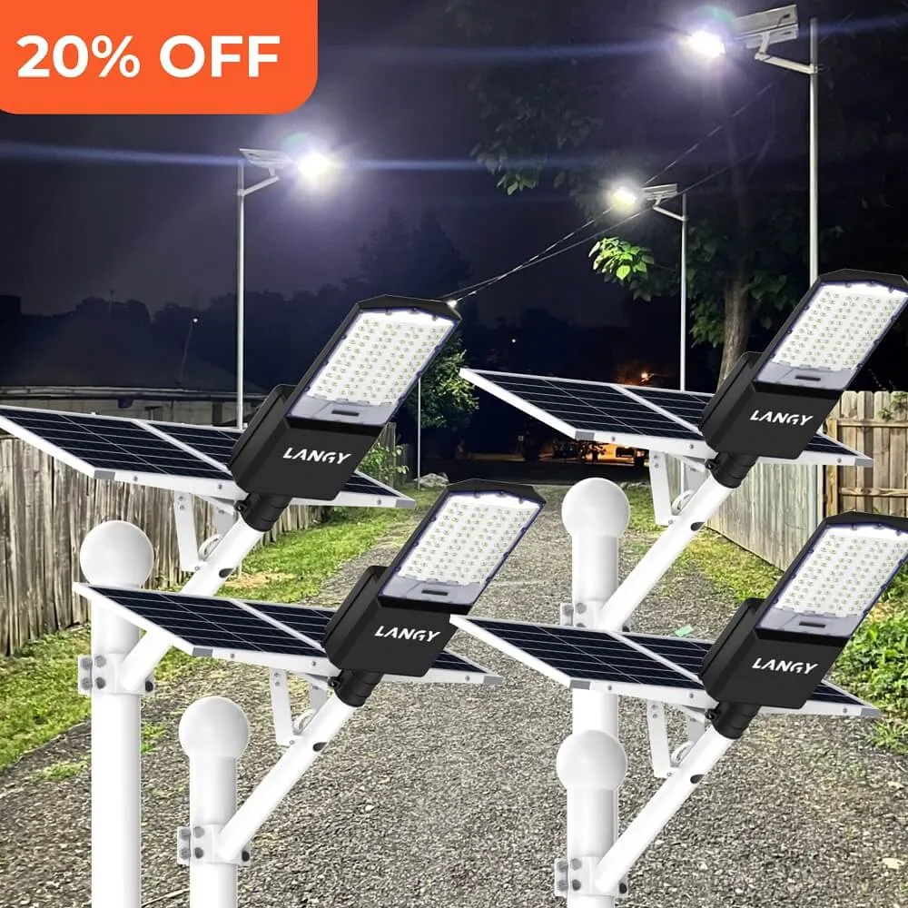 1200W 1400W Solar Parking lot Light -40000lumens