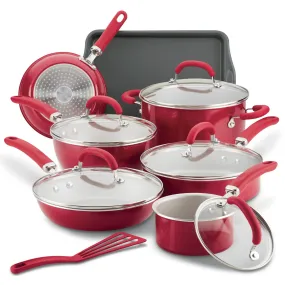 13-Piece Create Delicious Nonstick Induction Cookware Set