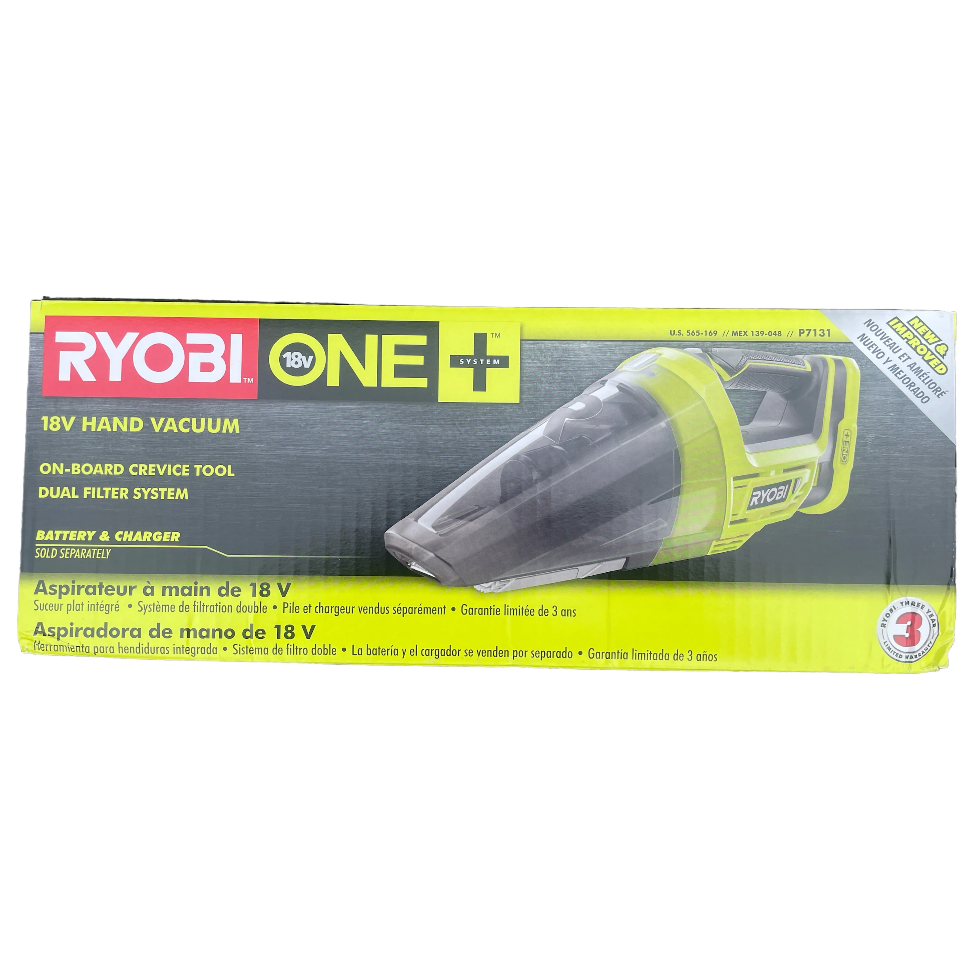 18-Volt ONE  Lithium-Ion Cordless Hand Vacuum (Tool-Only)