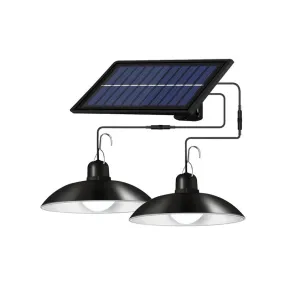 2 Head Solar Pendant Light