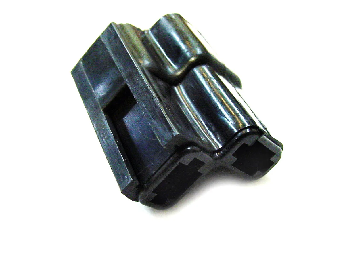 2 Way GM Male Wire Harness Terminal Connector Housing Black (GM transmission backup switch)