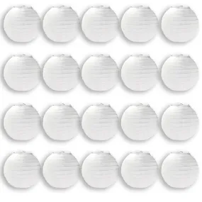 20 Pack 6" White Lanterns