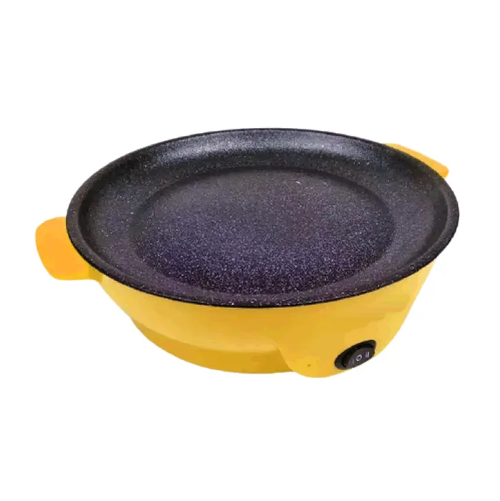 26cm  Multi-functional  Mini Electric Frying Baking Pan- MST-YS-A026-YELLOW