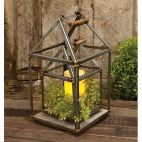 2/Set Antiqued Open Air Lanterns