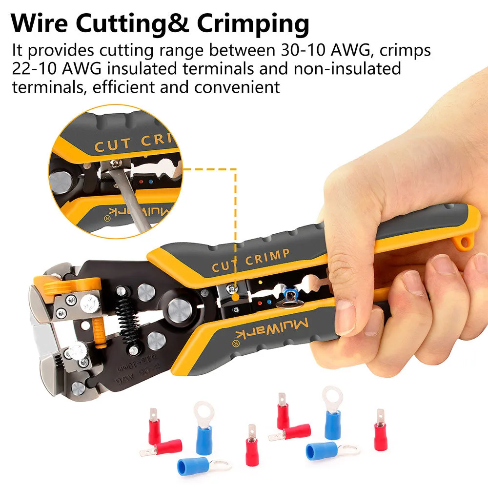 3 in 1 Automatic Self Adjusting Wire Stripper/Cutter/Crimper