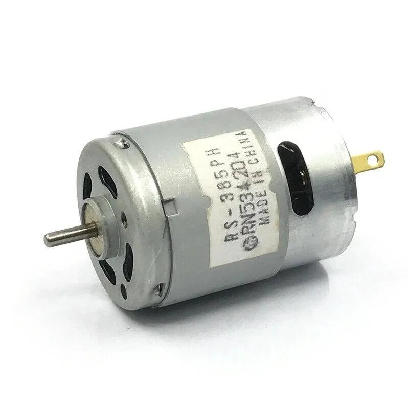 385 Mico DC Motor 6V 12V 24V 28V High Speed 3500rpm-15300rpm Metal Electric For RC Toy Car Boat Model Vacuum Cleaner RS385