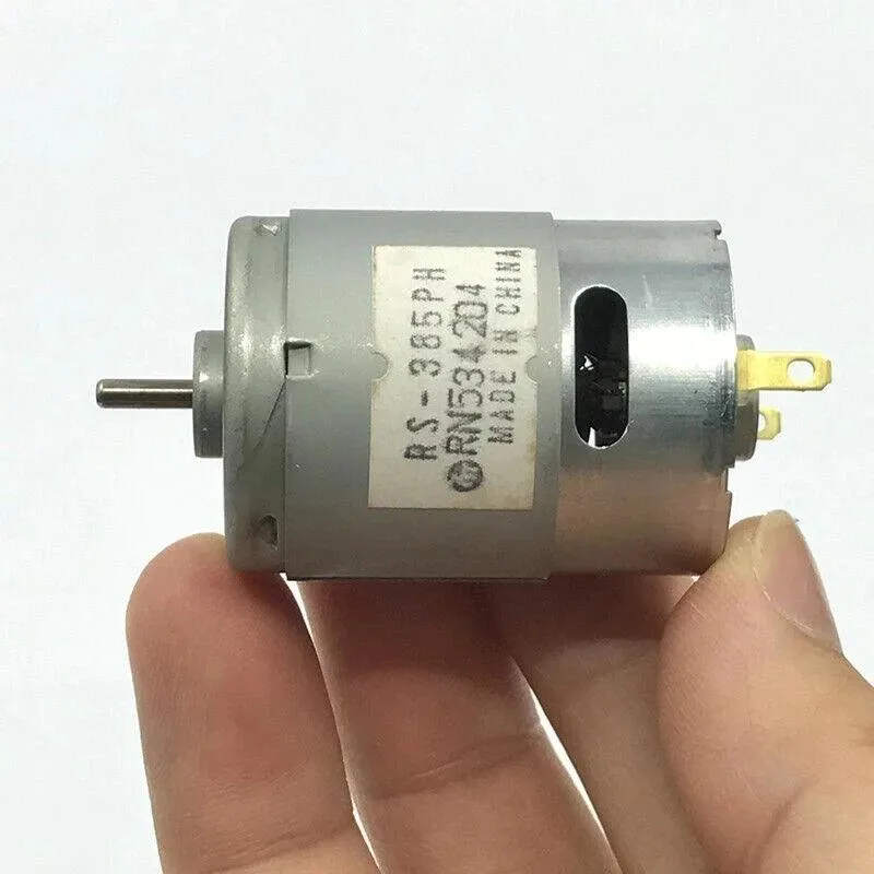 385 Mico DC Motor 6V 12V 24V 28V High Speed 3500rpm-15300rpm Metal Electric For RC Toy Car Boat Model Vacuum Cleaner RS385