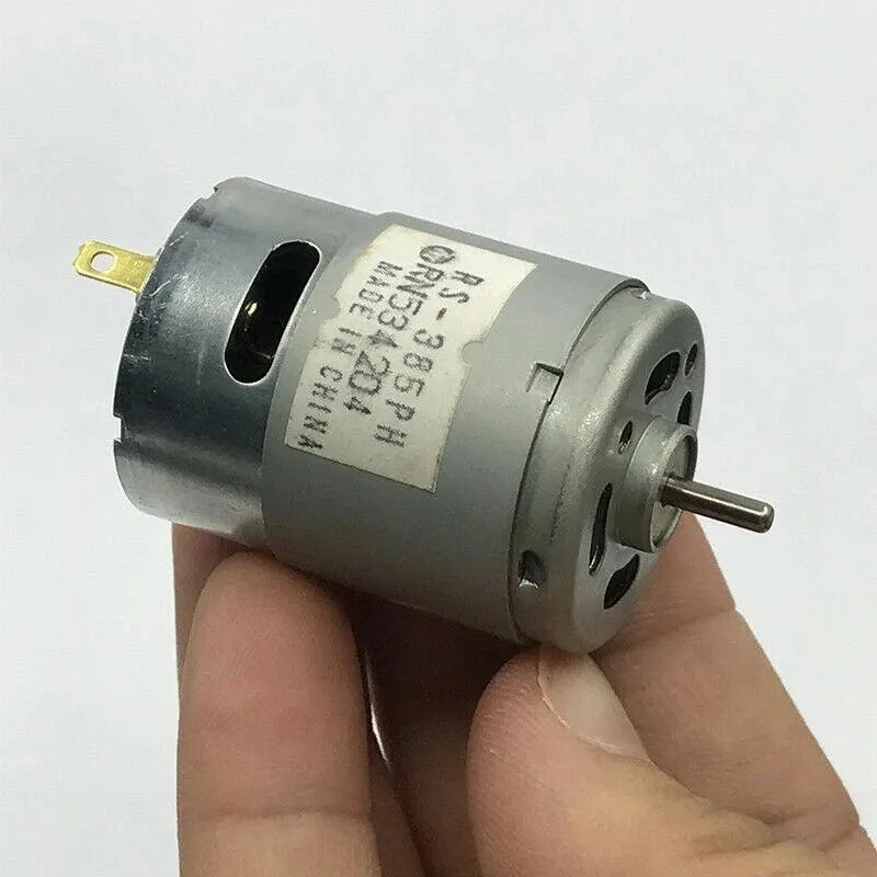 385 Mico DC Motor 6V 12V 24V 28V High Speed 3500rpm-15300rpm Metal Electric For RC Toy Car Boat Model Vacuum Cleaner RS385