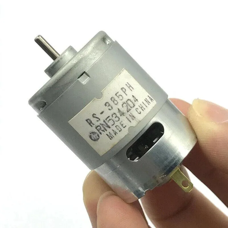 385 Mico DC Motor 6V 12V 24V 28V High Speed 3500rpm-15300rpm Metal Electric For RC Toy Car Boat Model Vacuum Cleaner RS385