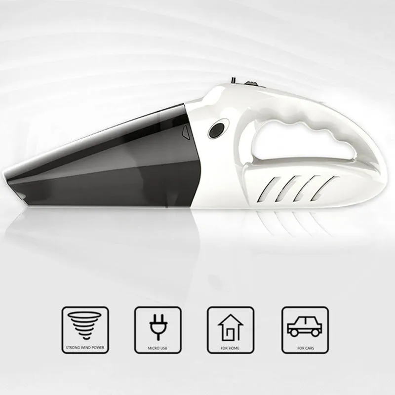 4-In-1 Cordless Rechargeable 2000Mah Handheld Vacuum Cleaner Ab-J113 White And Grey