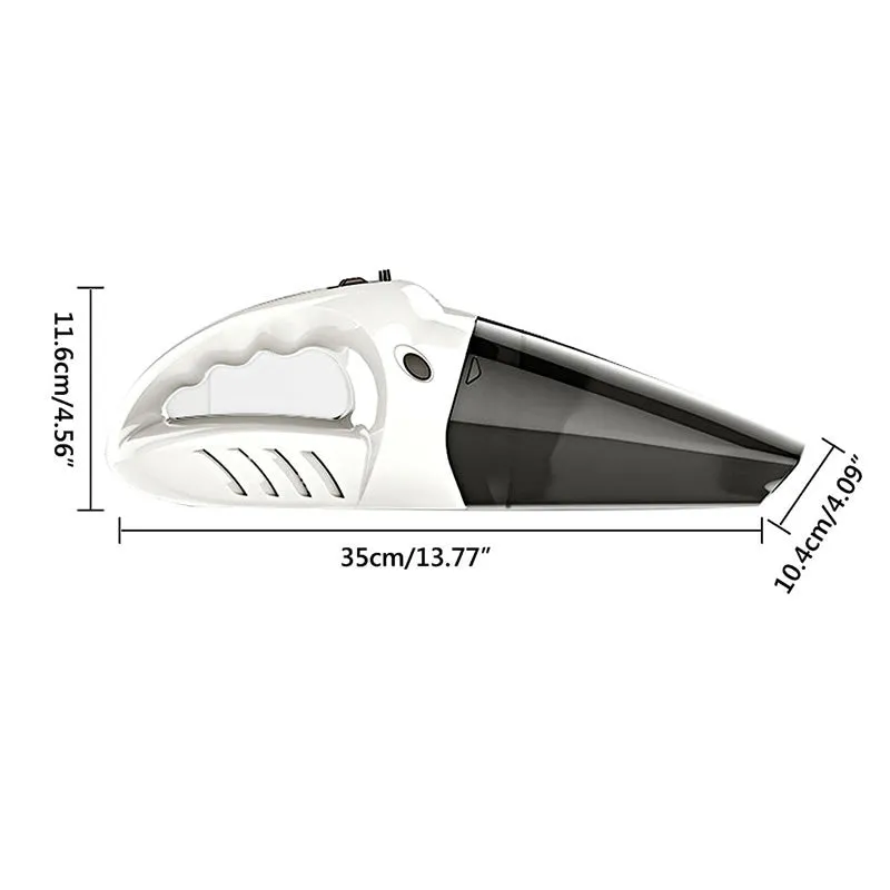 4-In-1 Cordless Rechargeable 2000Mah Handheld Vacuum Cleaner Ab-J113 White And Grey