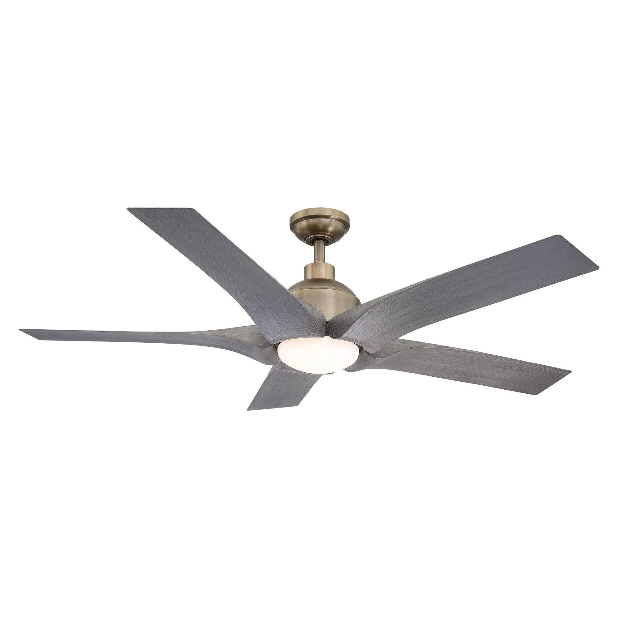 56" Genoa Farmhouse DC Motor Downrod Mount Reversible Ceiling Fan with Lighting and Remote Control