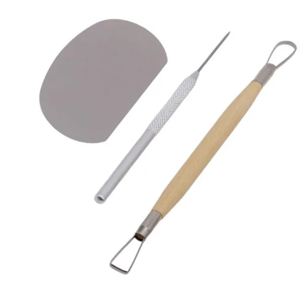 8 Pcs Pottery Tools Set, Starter Kit Beginner Set for Working with Pottery, Clay, and Ceramics.