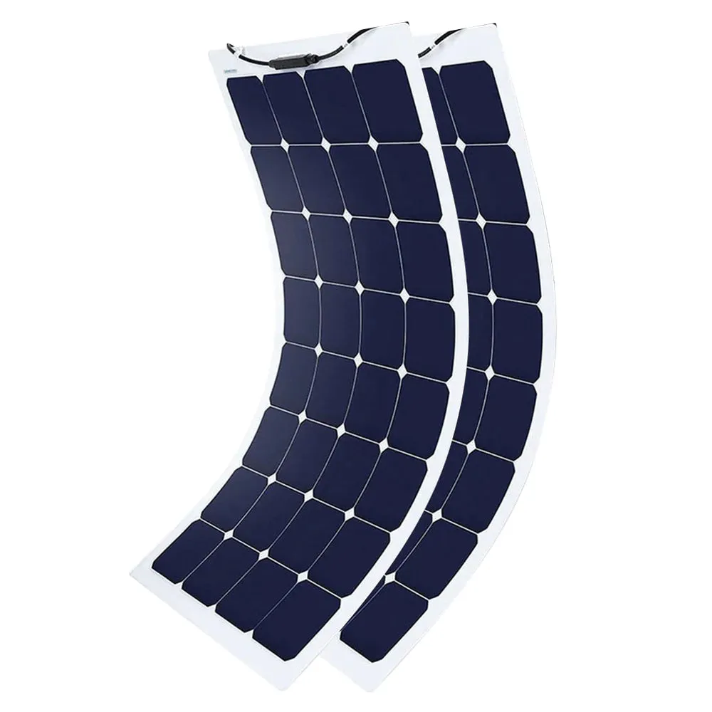 ACOPower 110W 12V Flexible Thin Lightweight ETFE Solar Panel With Connector