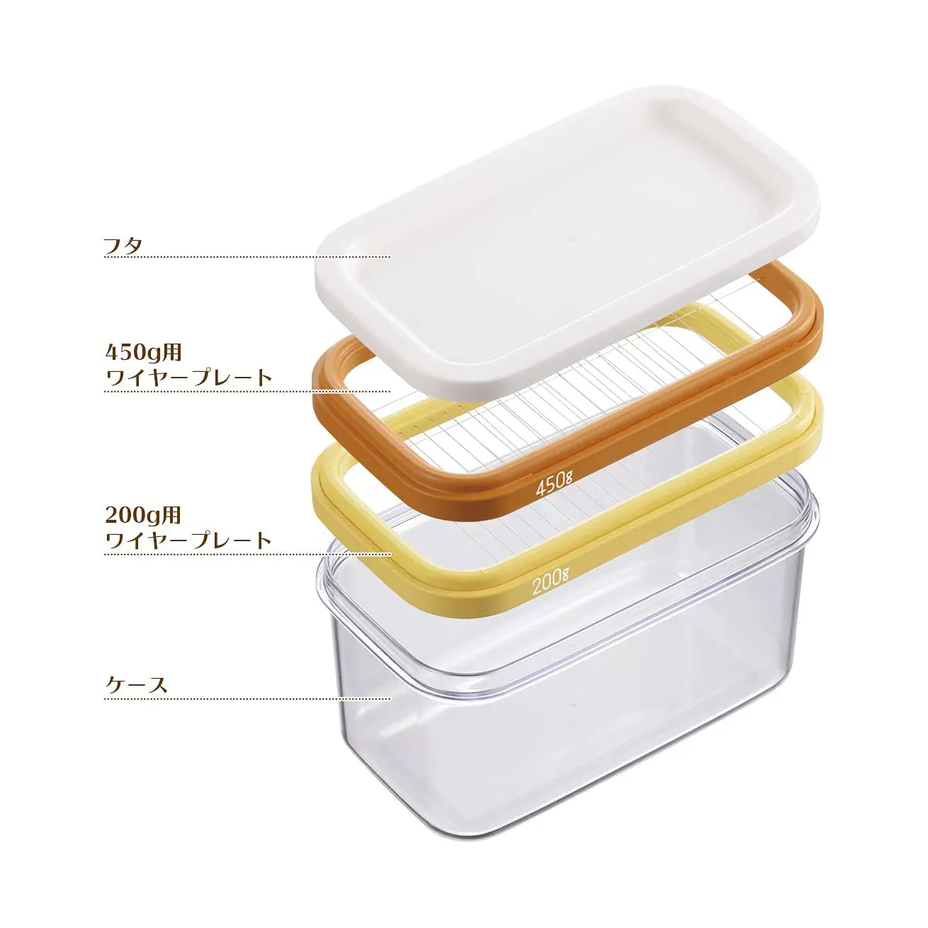 AKEBONO Plastic Butter Cutting Case