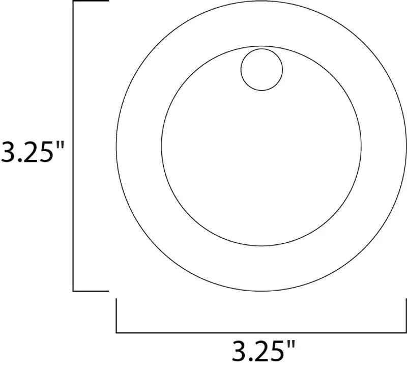 Alumilux Pathway Round Outdoor Wall Mount