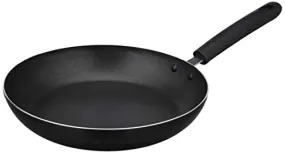 Amazon Brand - Solimo Aluminium Non-Stick Frypan with 2-Way Non-Stick Coating without Induction Bottom (22 cm, 2mm thickness), Black