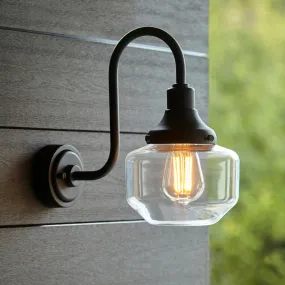 Amos Neptune Outdoor Wall Light Matt Black