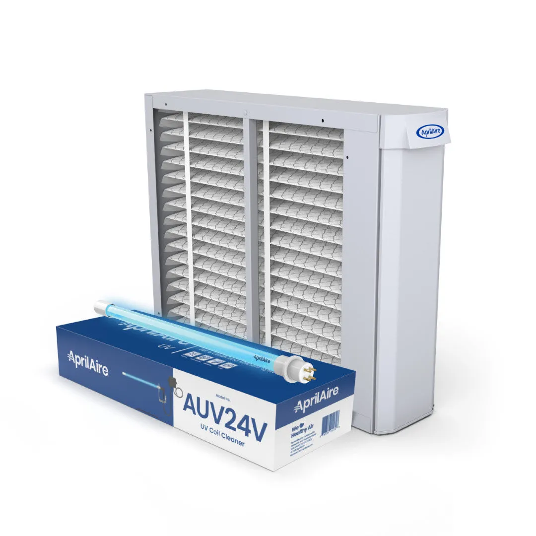 AprilAire UV12 Clean Air Pair (AprilAire Air Purifier, Healthy Air Filter, and UVC Coil Cleaner)