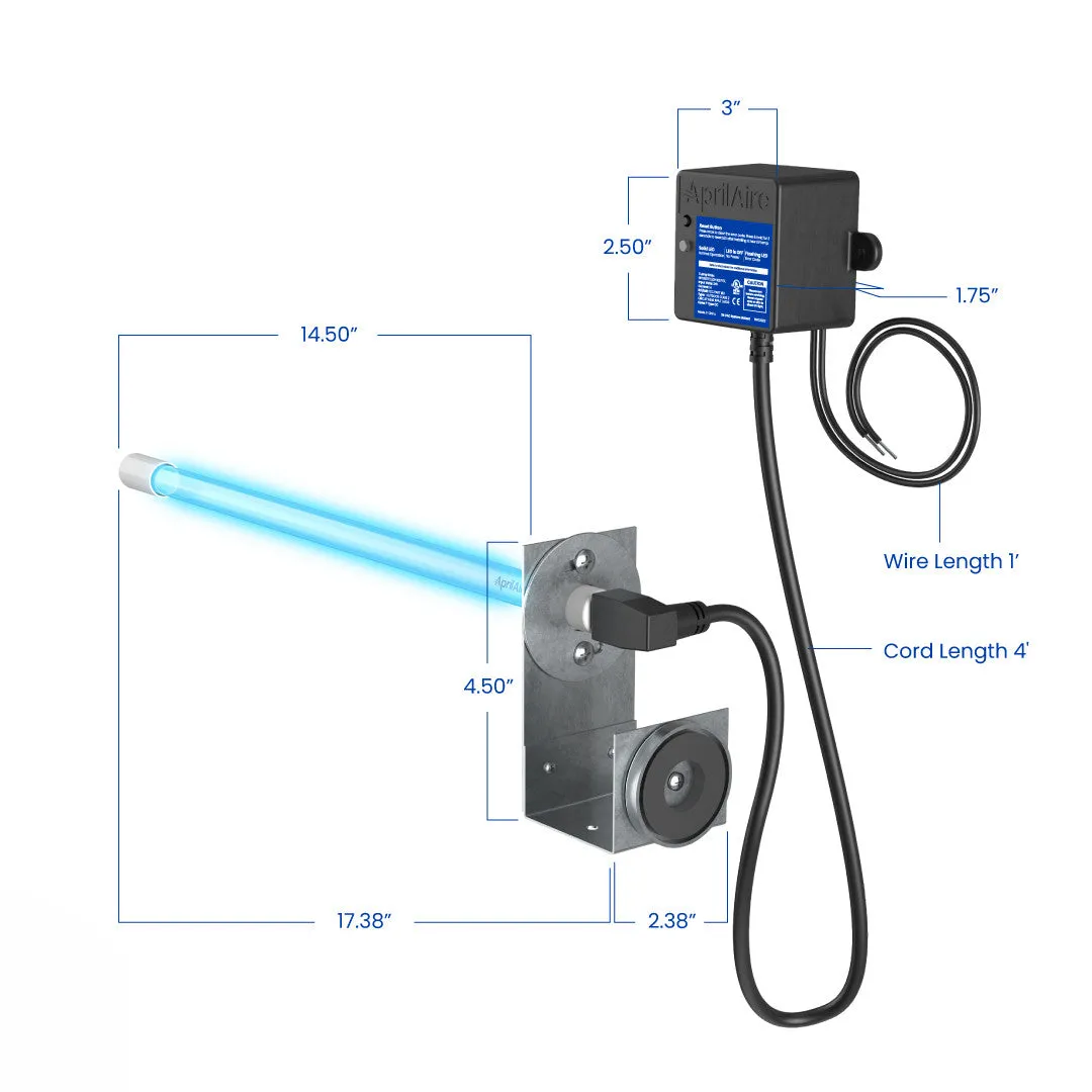 AprilAire UV14 Clean Air Pair (AprilAire Air Purifier, Healthy Air Filter, and UVC Coil Cleaner)