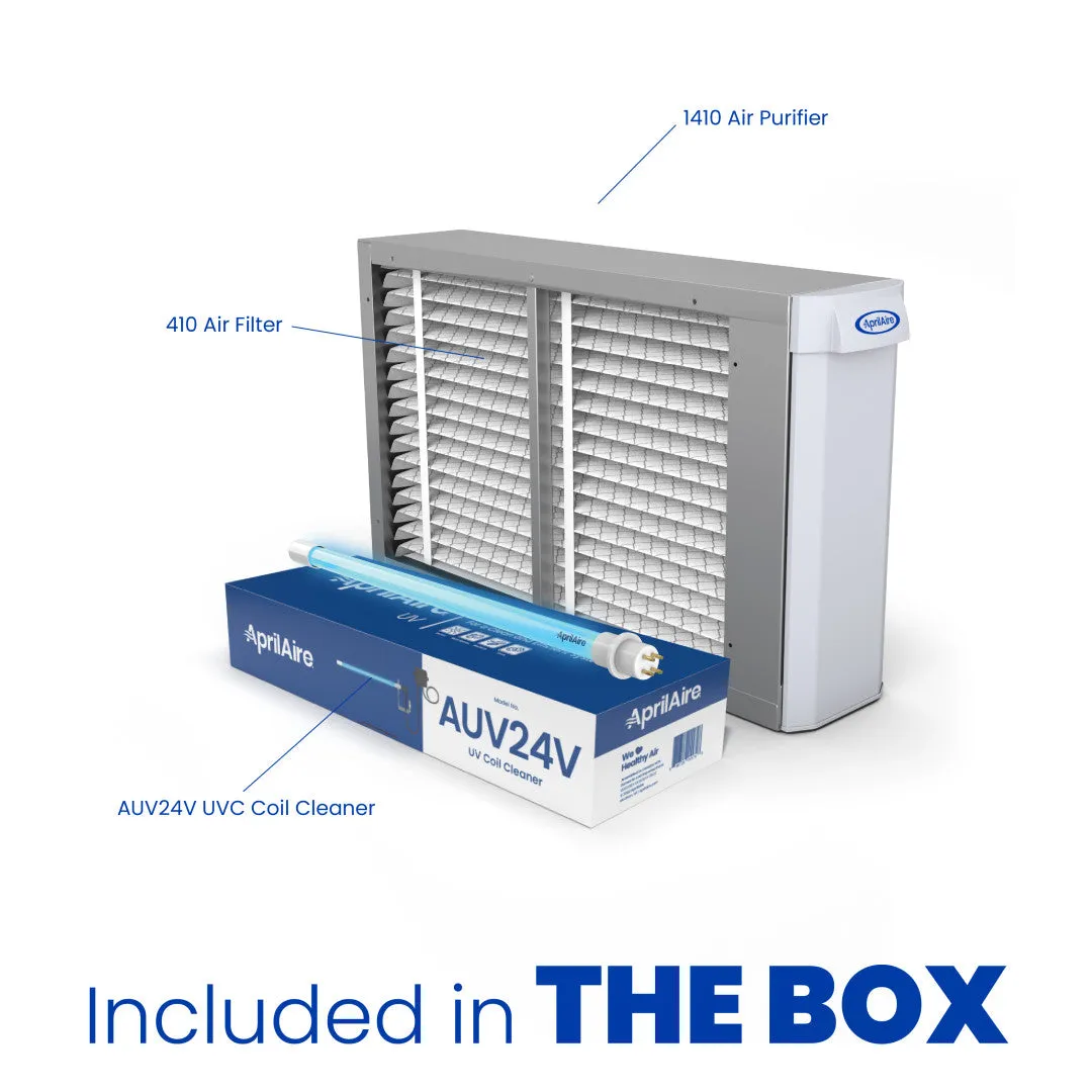 AprilAire UV14 Clean Air Pair (AprilAire Air Purifier, Healthy Air Filter, and UVC Coil Cleaner)