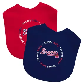 Atlanta Braves MLB Baby Bibs 2-Pack