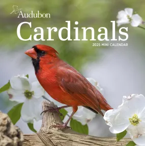 Audubon Cardinals 2025 Mini Wall Calendar