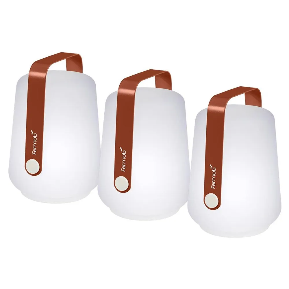 BALAD LAMP SET OF 3 H:12 CM