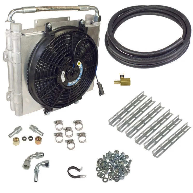 BD Diesel Xtrude Double Stacked Transmission Cooler Kit - Universial 5/8in Tubing 1030606-DS-58