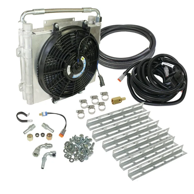 BD Diesel Xtrude Double Stacked Transmission Cooler Kit - Universial 5/8in Tubing 1030606-DS-58