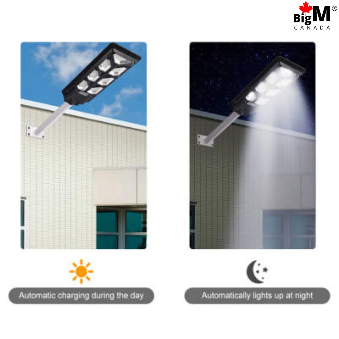 BigM 900W Commercial Grade Solar Street Lights for Outdoor Use