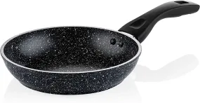 Black marble frying pan (12")