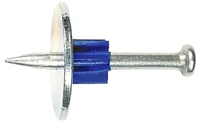 Blue Point Fasteners PDW25-63F10 Drive Pin with Metal Round Washer, 0.14 in Dia Shank, 2-1/2 in L :BX100: QUANTITY: 1