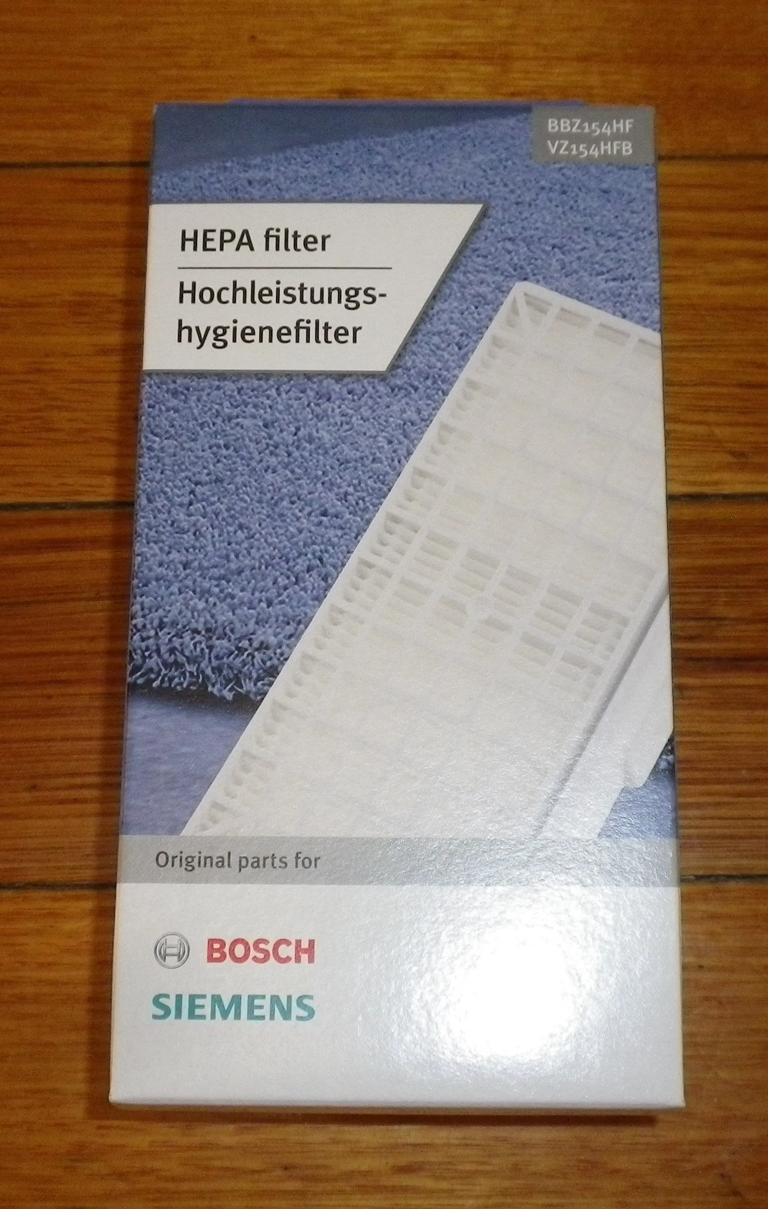 Bosch BSGL5, BGL7, BGL8 Series Genuine H12 Hepa Filter - Part # 579496