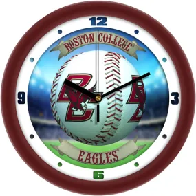 Boston College Eagles Wall Clock - Baseball Home Run