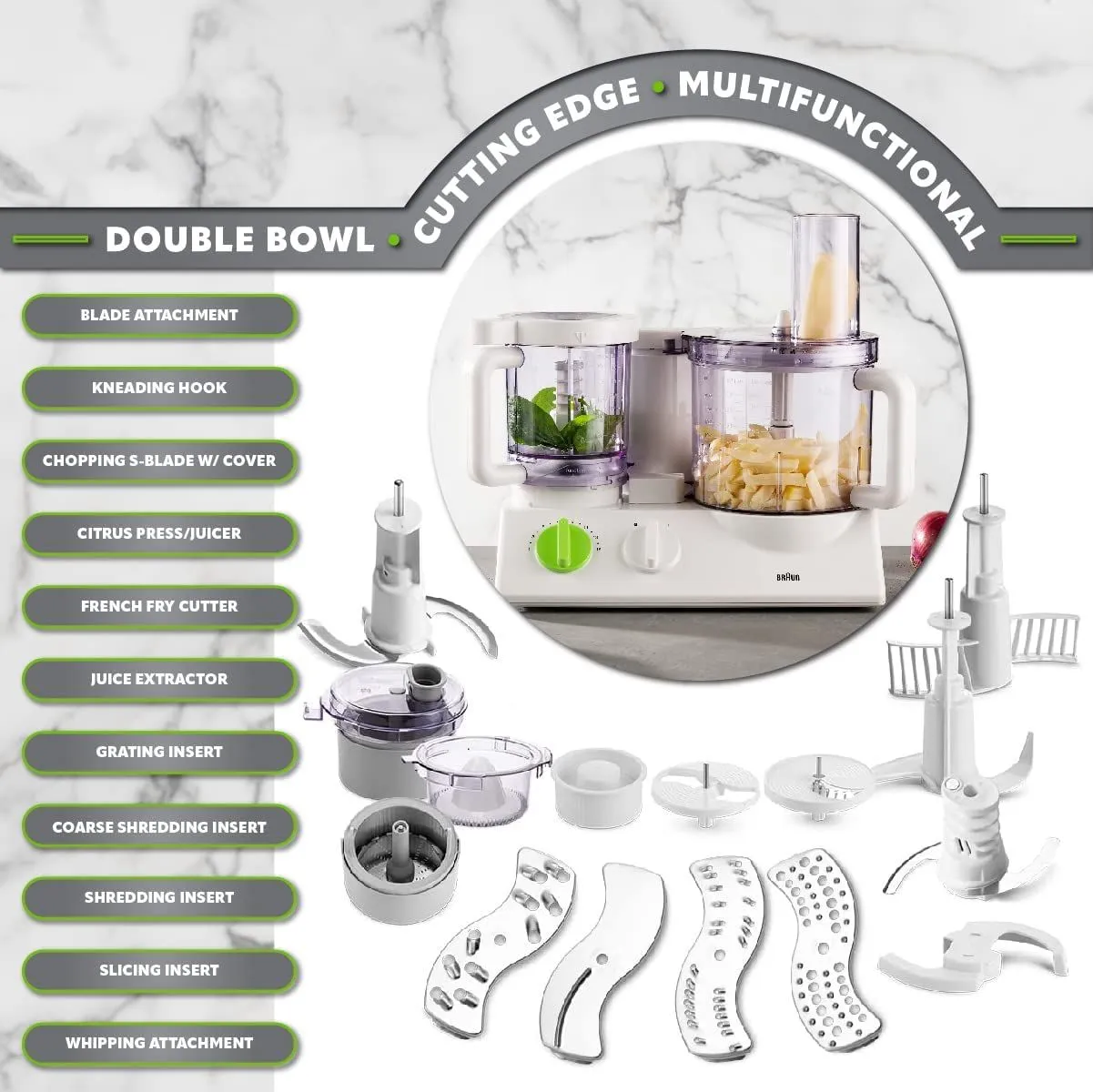 Braun Food Processor Blender and citrus juicer