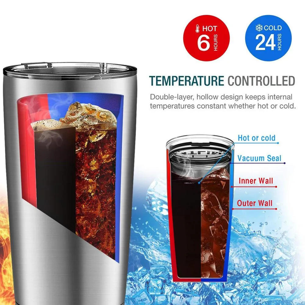 Brewing Travel Double Wall Stainless Steel Tumbler