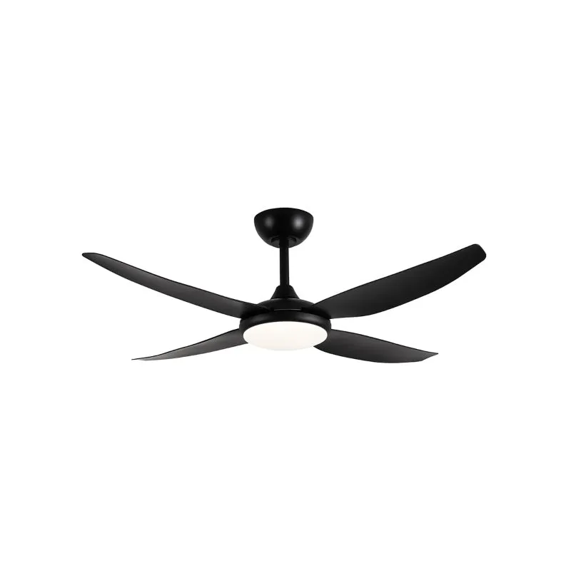 Brilliant Amari 52in 4-Blade DC Ceiling Fan with LED CCT Light - Matt Black