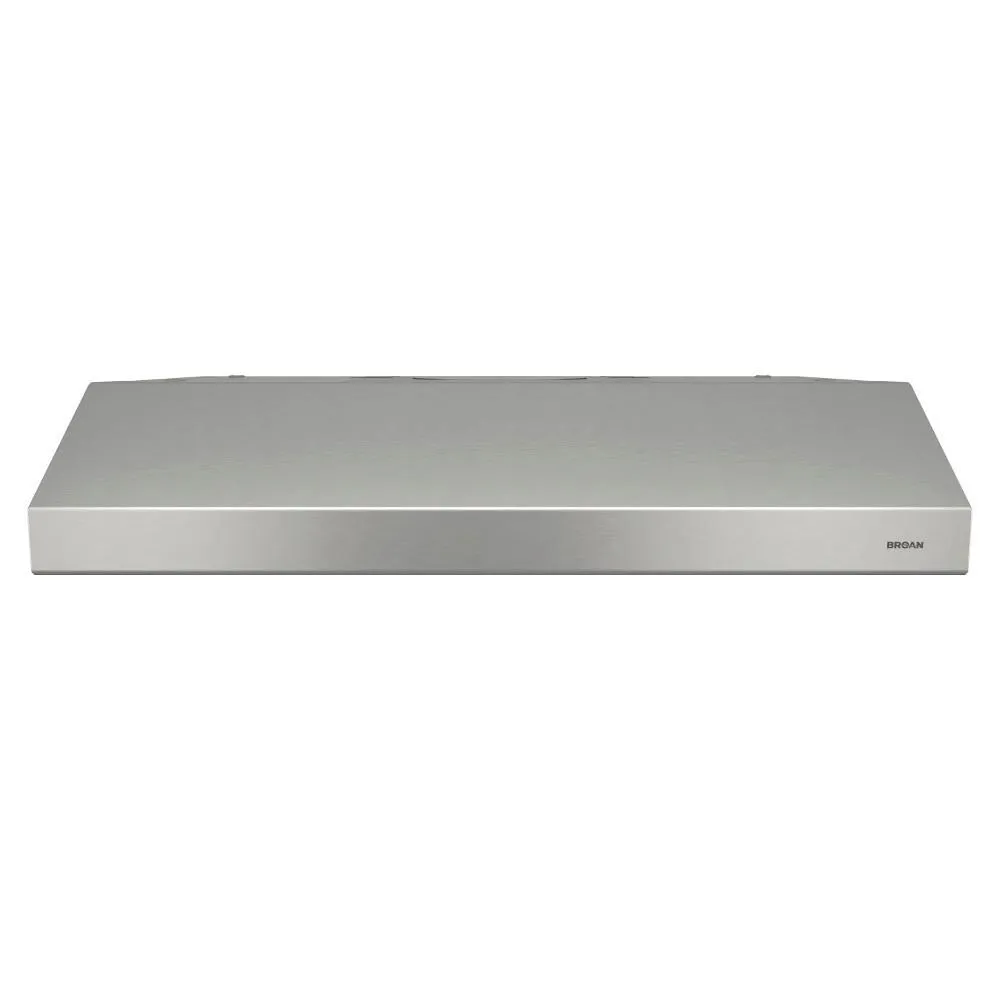 Broan BCSD136SS Glacier 36-Inch 300 Max Blower CFM 5 Sones Stainless Steel Range Hood