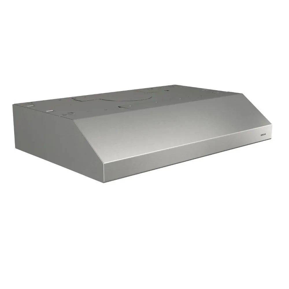 Broan BCSD136SS Glacier 36-Inch 300 Max Blower CFM 5 Sones Stainless Steel Range Hood