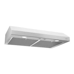 Broan BCSD142WW Glacier 42-Inch 300 Max Blower CFM 5 Sones White Range Hood