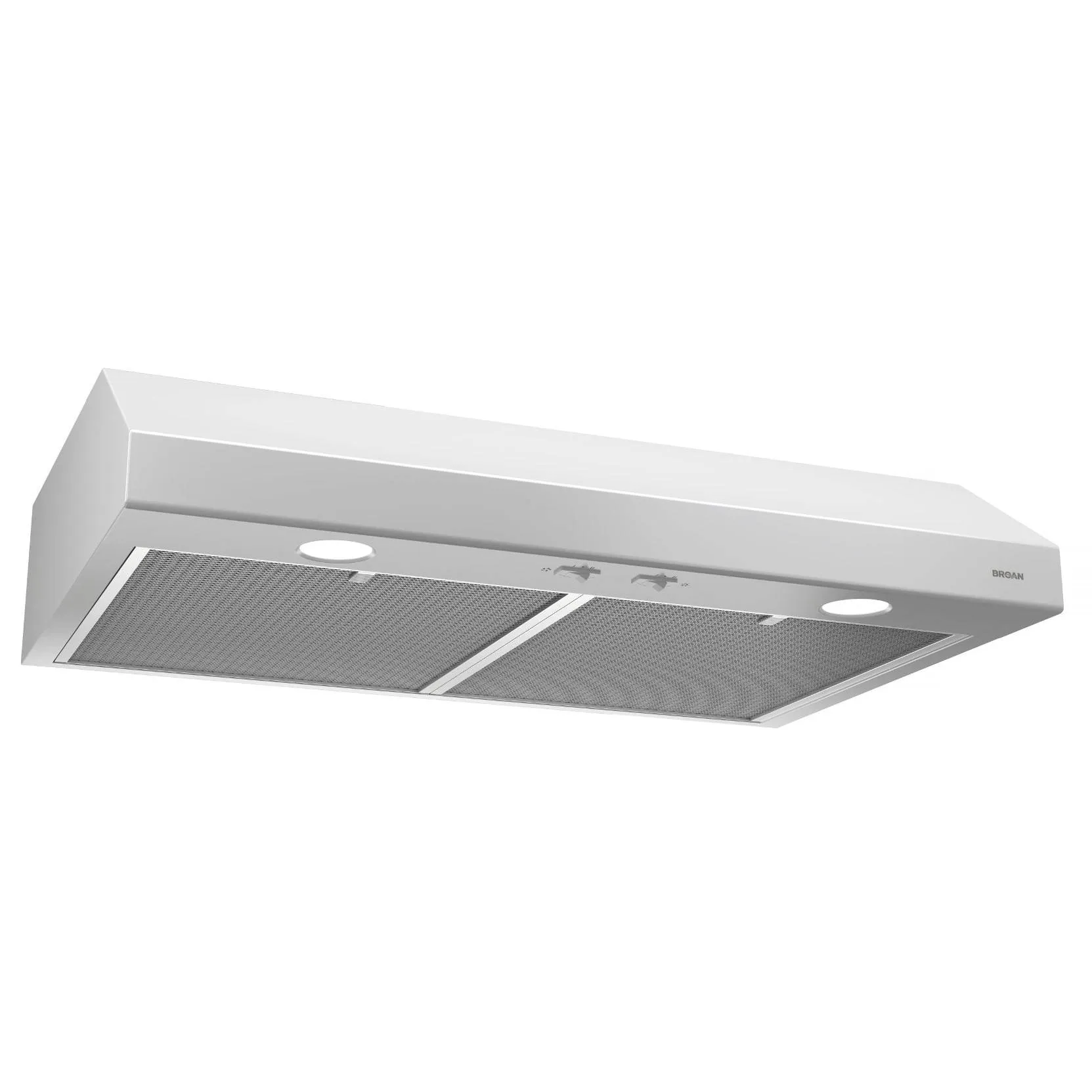 Broan Nutone BCSD124WW Glacier 24" 300 Max Blower CFM 5 Sones Under Cabinet White Range Hood