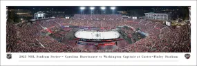 Carolina Hurricanes NHL Stadium Series 2023 at Carter-Finley Stadium Panoramic Poster Print - Blakeway