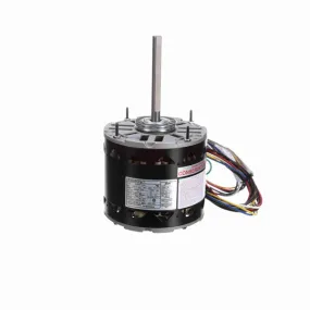 Century Direct Drive Motor, 1075 RPM, 1/2-1/6 HP, 277 V, 48 Frame, Open Air Over