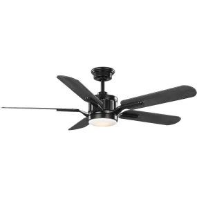 Claret 54" Ceiling Fan in Matte Black