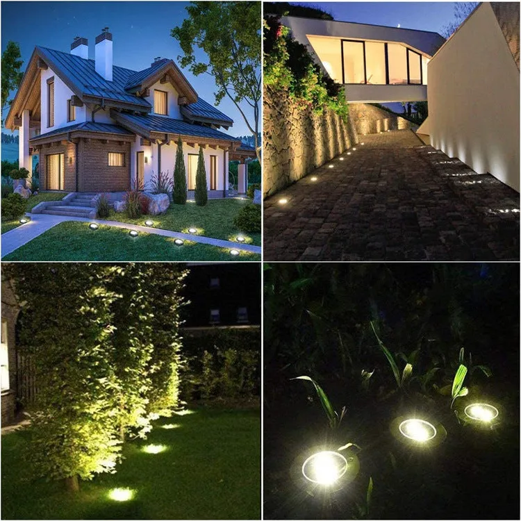 Color Changing Waterproof LED Solar Garden Lights, 8 Pcs