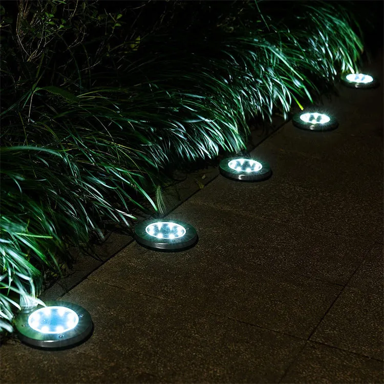 Color Changing Waterproof LED Solar Garden Lights, 8 Pcs