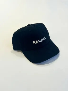 Corduroy Black Hammer Hat